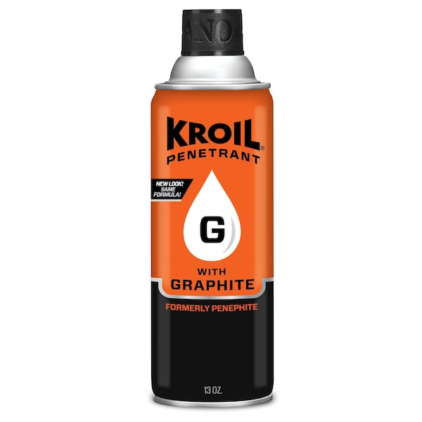 Kroil 13 Oz. Penetrant with Graphite Aerosol (aka Penephite) Rust-Loosening, Hi Temp, 12PK PH132C - main